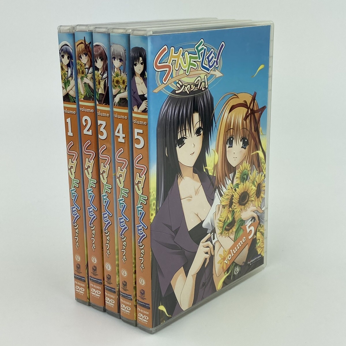 Shuffle - Vol. 1-2-3-4-5 ( DVD Set Of five, 2008 ) Anime