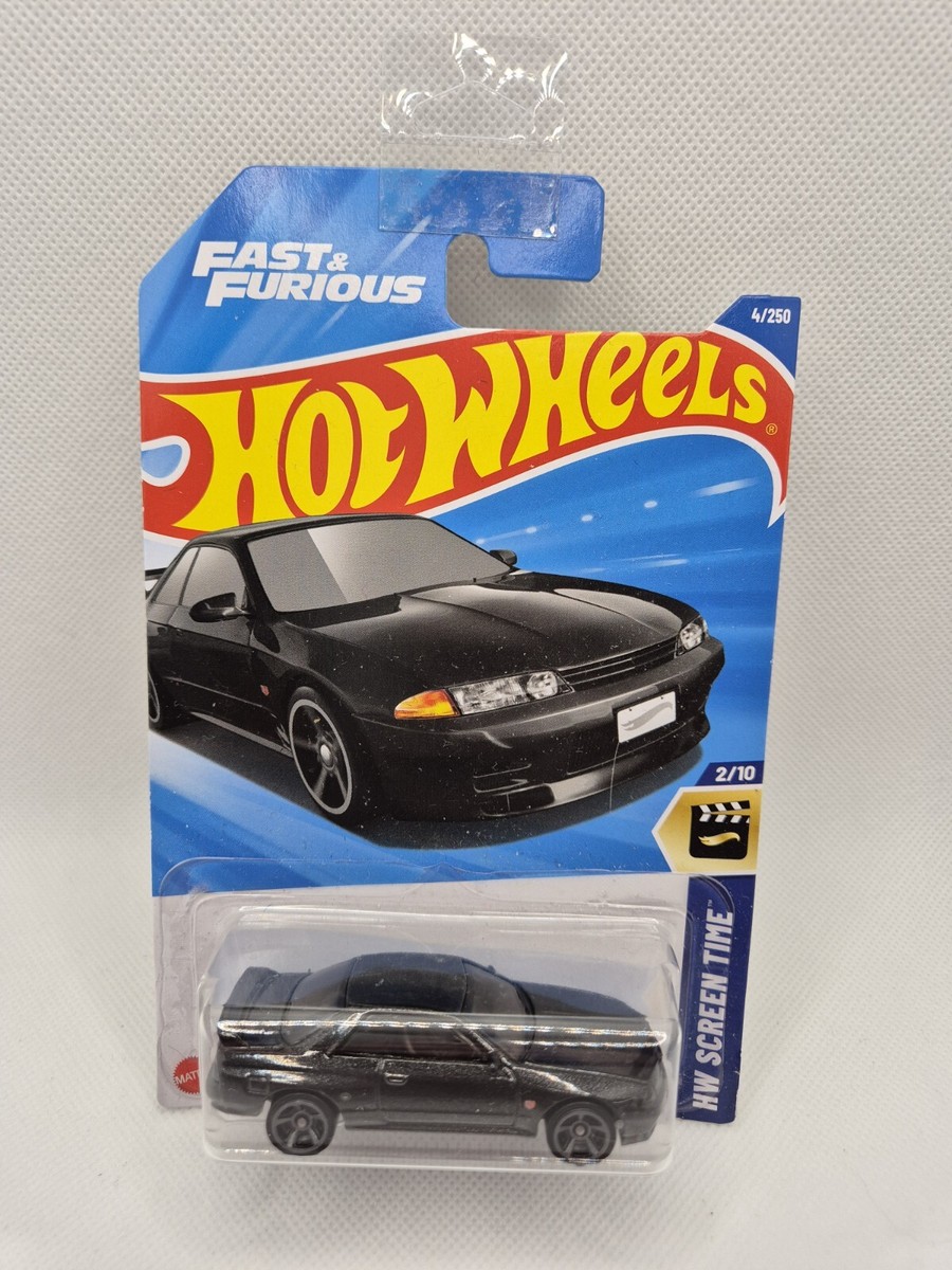 Hot Wheels Nissan Skyline GT-R R32 - 2025, Black, Long Card Fast