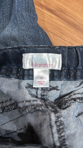 Stylish Dark Wash Denim Jeans For Girls Size 10 - Picture 7 of 7