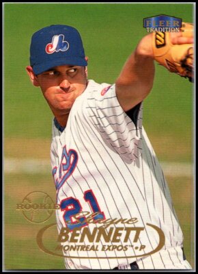 1998 Fleer Tradition #510 Shayne Bennett - Rookie RC FREE SHIPPING!