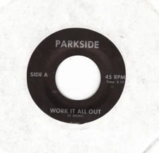 PARKSIDE - WORK IT ALL OUT - DIDN'T HAVE TO GO - 45 RPM - NY POWER POP, OBSCURE