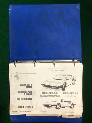 FERRARI WORKSHOP MANUALS - SERVICE & REPAIR HANDBOOKS - PARTS CATALOGS - Picture 249 of 315