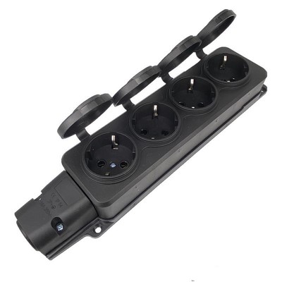 Eu Deutsch 3/4 Wege Outdoor Wasserdicht Steckdose Regen Stecker Mit Abdeckung De