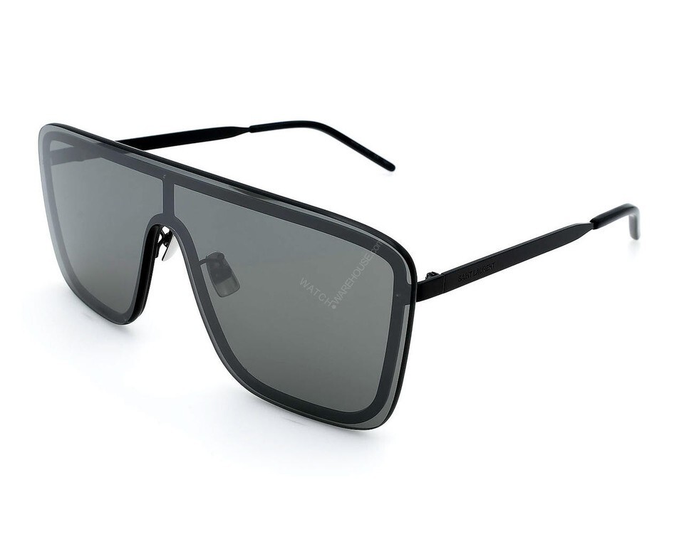 Occhiali da sole unisex Saint Laurent lenti argento 99 1 140 mm SL 364 MASK 003