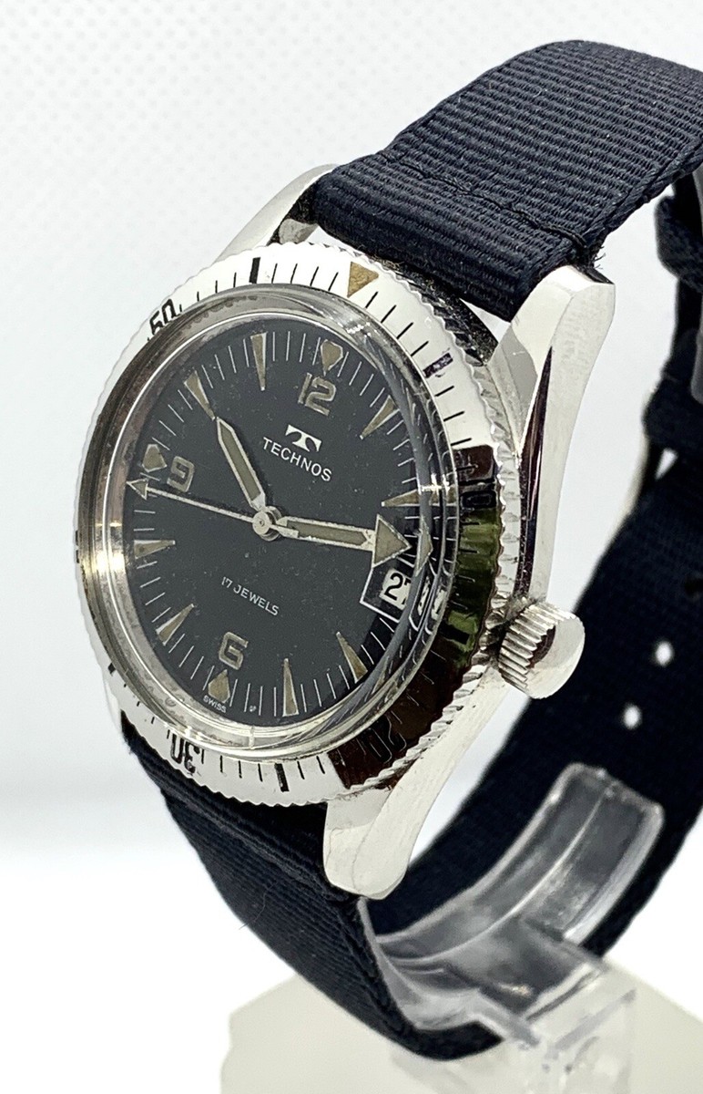 Technos Pre-Sky Diver Vintage Diver “Swiss” only Dial | eBay