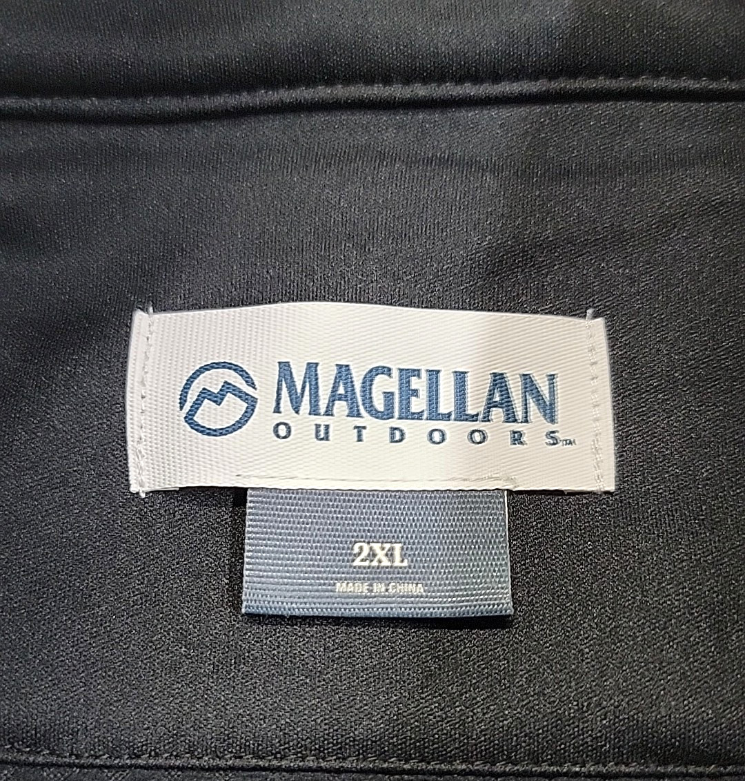 Magellan Full-Zip Soft Shell Black Zip Pocket Ath… - image 5