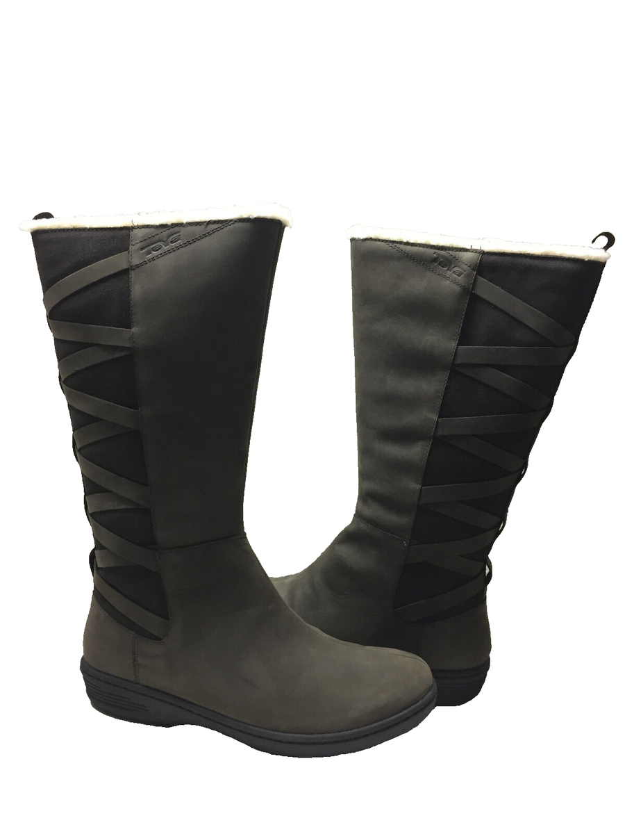 TEVA WOMEN FIGUEROA TALL TURKISH COFFEE WATERPROOF BOOT US