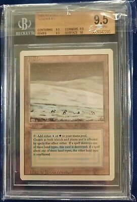 1994 REVISED TUNDRA BGS 9.5 Magic The Gathering MTG DUAL 1994 REVISED TUNDRA BGS 9.5 Magic The Gathering MTG DUAL
