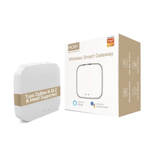 MOES Tuya Smart Multi-Mode Wireless Hub ZigBee Bluetooth BLE WLAN Mesh Gateway