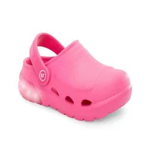STRIDE RITE 360 KIDS UNISEX LIGHT-UP BRAY CLOG LIGHTWEIGHT COMFORT PINK SIZE 13