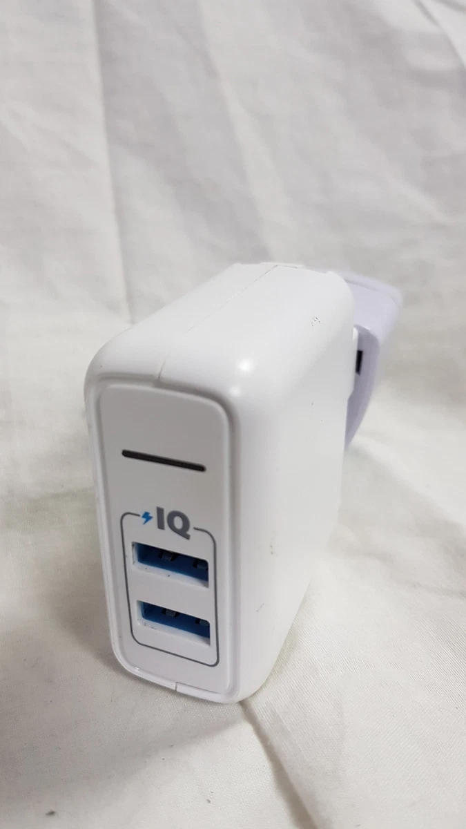 Anker A2023 PowerPort 2 Elite Dual Port 24W Wall Charger PowerPort 2 with Power