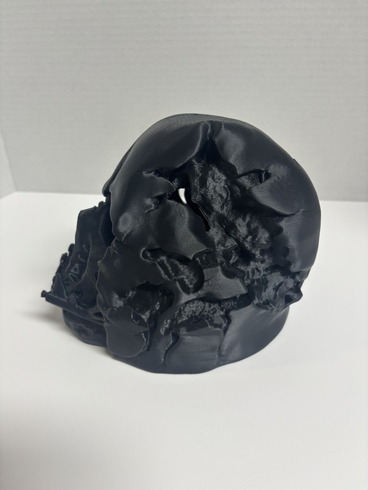 Star Wars Darth Vader Melted Helmet Force Awakens 3D Printed Prop star-wars-darth-vader-melted-helmet-force-awakens-3d-printed-prop