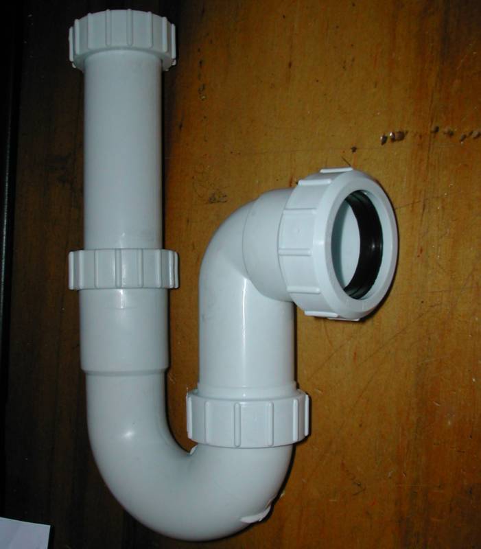 40mm (11/2") Telescopic P Trap for Kitchen Sink eBay