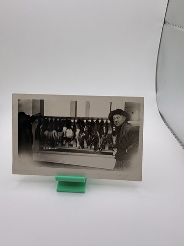 RPPC Postcard Photo Waterfowl Hunting Duck Hunter Nice Duck Shoot