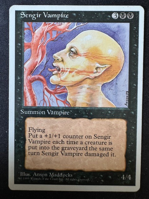 Sengir Vampire - Fourth Edition - MTG
