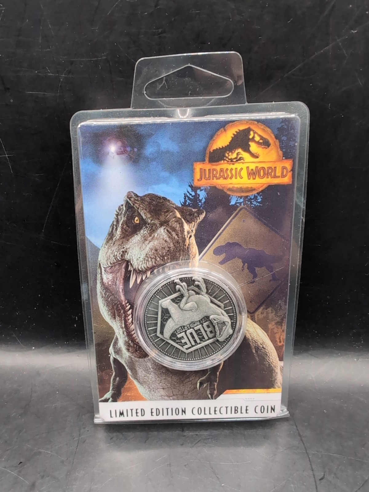 Jurassic World Blue Limited Edition Collectible Coin - Limited to 9,995 NEW