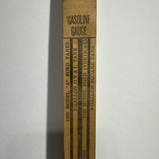 Vintage Texaco Gasoline Gauge Stick E C Higday Service Station Texas Advertising