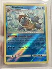 Pokemon 2019 Sun & Moon Team Up Blastoise #25 Reverse Foil PSA 7