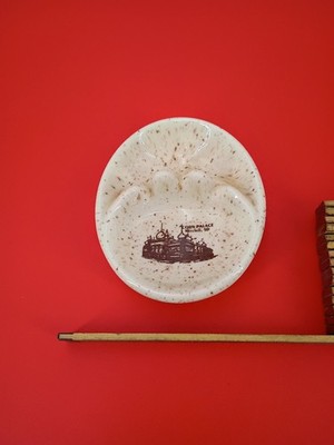 Corn Palace Ashtray Ceramic Mitchell SD Vintage Souvenir Smoking