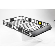 64"x39"x5" Low-Profile Roof Rack Basket, 250 Lbs Heavy Duty Steel Rooftop Cargo