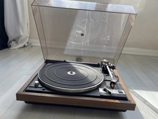 Dual CS 1241 Automatic Belt Drive Turntable 33/45RPM RCA Type A Black/Brown