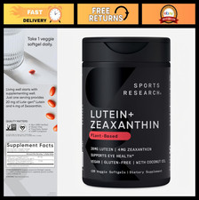 Lutein & Zeaxanthin with Organic Coconut Oil ...