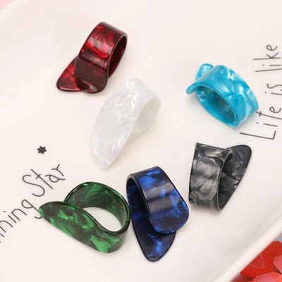 12pcs banjo thumb picks Guitar Finger Picks Flat Thumbpicks Set Nail Plectrum - Image 1 of 4
