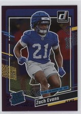 2023 Panini Donruss Rated Rookie Season Stat Line 151/500 Zach Evans #359 uk2