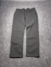 Flint and Tinder Pants Mens 33x30 Gray Straight Fit 5-Pocket Chino Huckberry