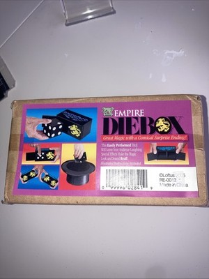 Die Box by Empire Magic (2005) Factory sealed box.