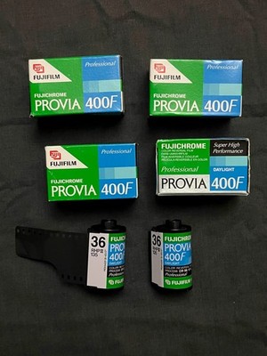 Fuji Provia 400F (expired, refrigerated) 6 rolls, 35 mm 36 exposure