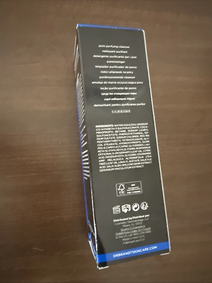 Limpiador purificador de poros Dr. Brandt No More TAMAÑO COMPLETO NUEVO SIN CAJA Foto 3 de 4