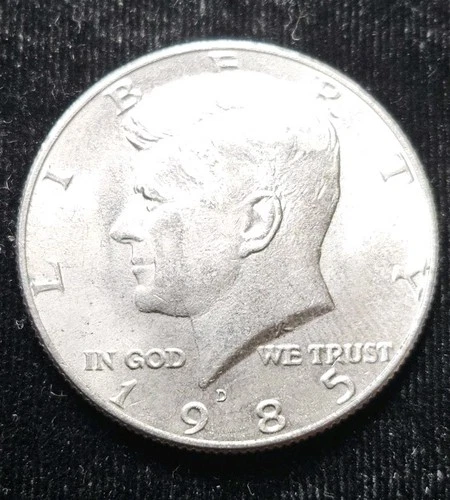 AU 1985-D 50C Kennedy Half Dollar