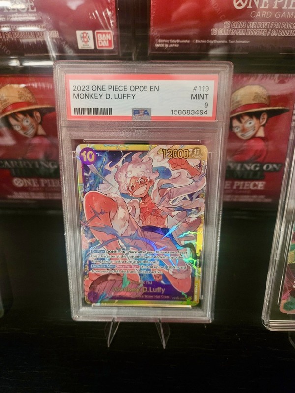 Monkey.D.Luffy (119) OP05-119 Awakening of the New Era Foil PSA 9