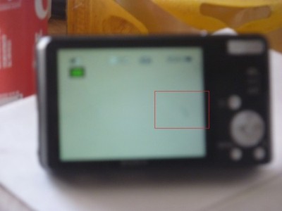 Sony Cyber-shot DSC-W350 Digital Camera- WORKS with ISSUE-GREY SPOT on LCD/Photo