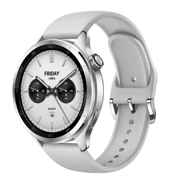 Xiaomi Watch S4 Silver + Bezel and Strap Kit-Festive Orange, Foto 4 von 5