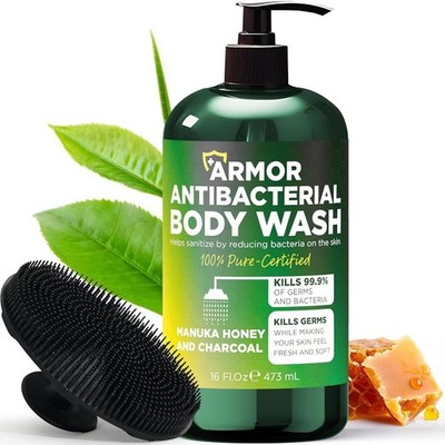Antibacterial Body Wash | Antibacterial Soap for Men & Women | 16 fl oz