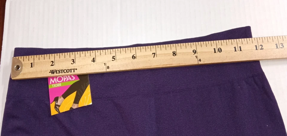 Mopas Women's Dark Purple Leggings NWT One Size S-L - Image 3 of 4