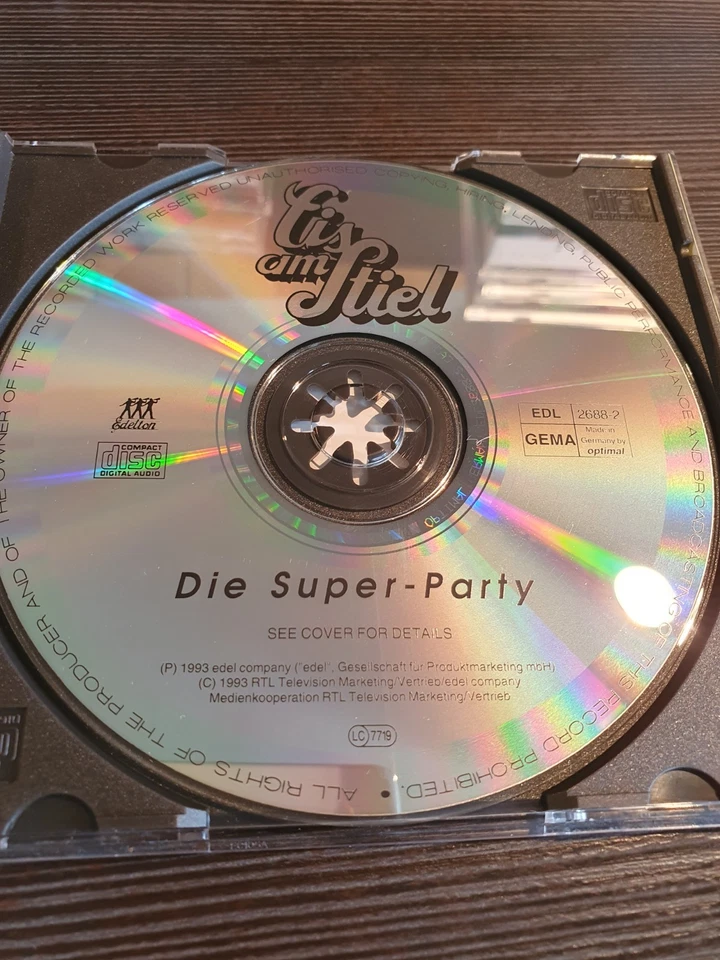 Eis am Stiel - Die Superparty (1993) | CD | Sehr guter Zustand - Bild 3 von 4