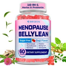 Menopause Supplements for Women Gummies 16-in-1 Probiotic Black Cohosh Ashwagand