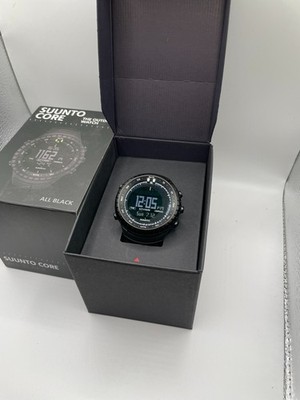 Suunto Core All Black Outdoor Sports Watch Altimeter Barometer Compass w/ Box