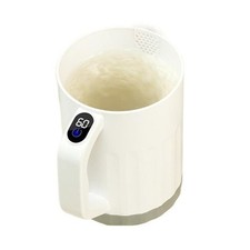 Portable Self Stirring Coffee Mug with Digital Temperature Display USB Powered