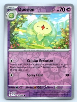 Duosion 038/086 ~ Common Reverse Holo English Near Mint