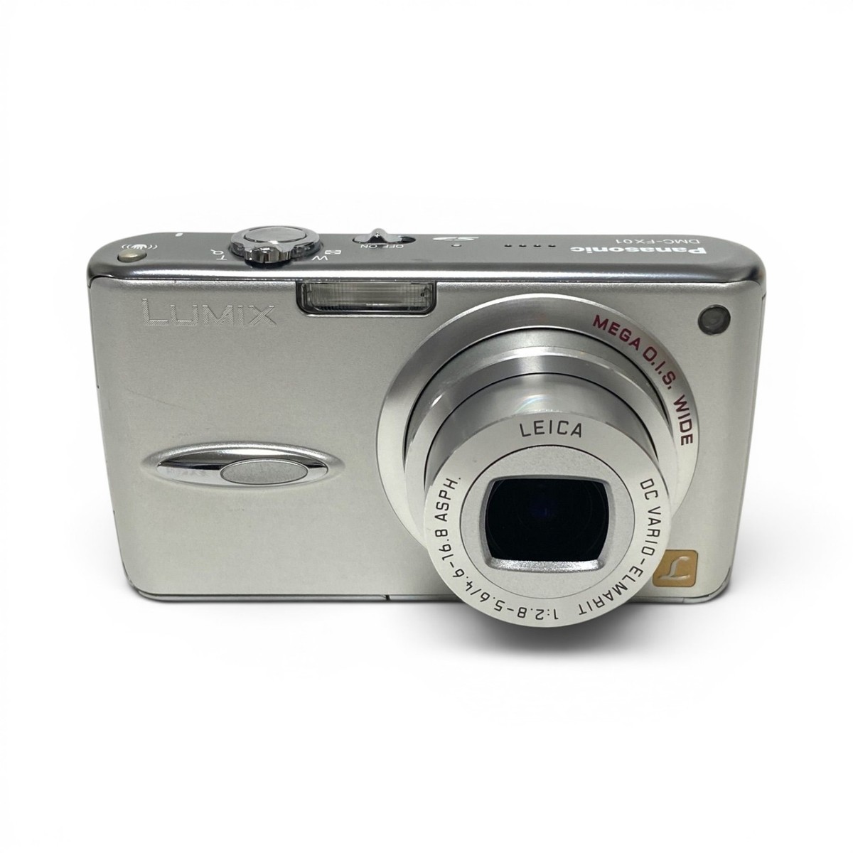 Panasonic Lumix DMC-FX01 6MP 3.6x Zoom Digital Camera Silver Exc+