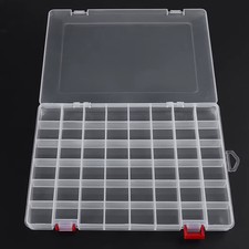 48 Compartments Fishing Tackle Box Fish Lure Hook Bait Storage Case Organizer Co