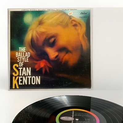 Stan Kenton Ballad Style ST-1068 Capitol Rainbow Label Stereo LP VG+