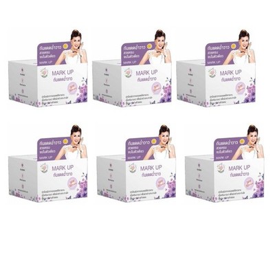 6x Mark Up Sunscreen Cream SPF50 PA+++ dewy beautiful Light texture brighter