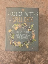 New The Practical Witch’s Spell Deck Complete Spell Cards Magic