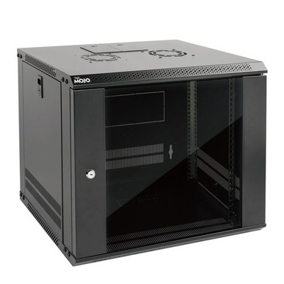 Tecmojo 9HE 450mm Tiefe Wandmontage Serverschrank IT Netzwerk Rack Gehäuse