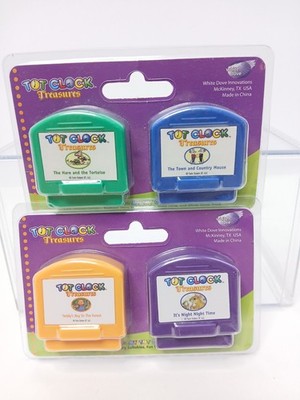 Set of 2 Tot Clock Treasure Story Cartridges 2 Pack Brand New